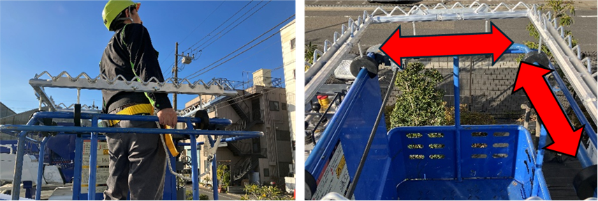 商品取り付け時の様子(様々なメーカー・型式に対応)